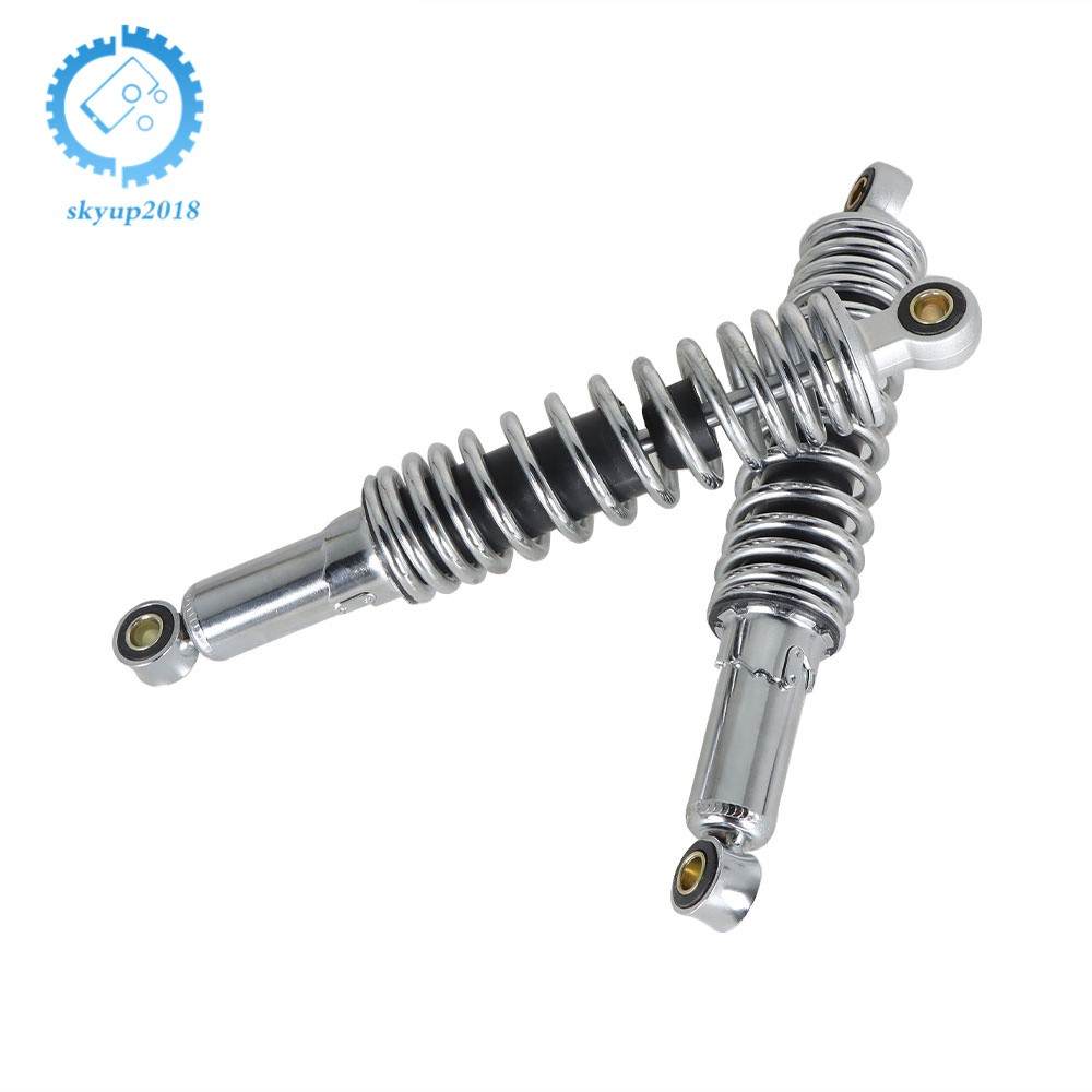 NEW For Sportster XL883 320mm 12.6″ Chrome Rear Shocks Absorber ×2