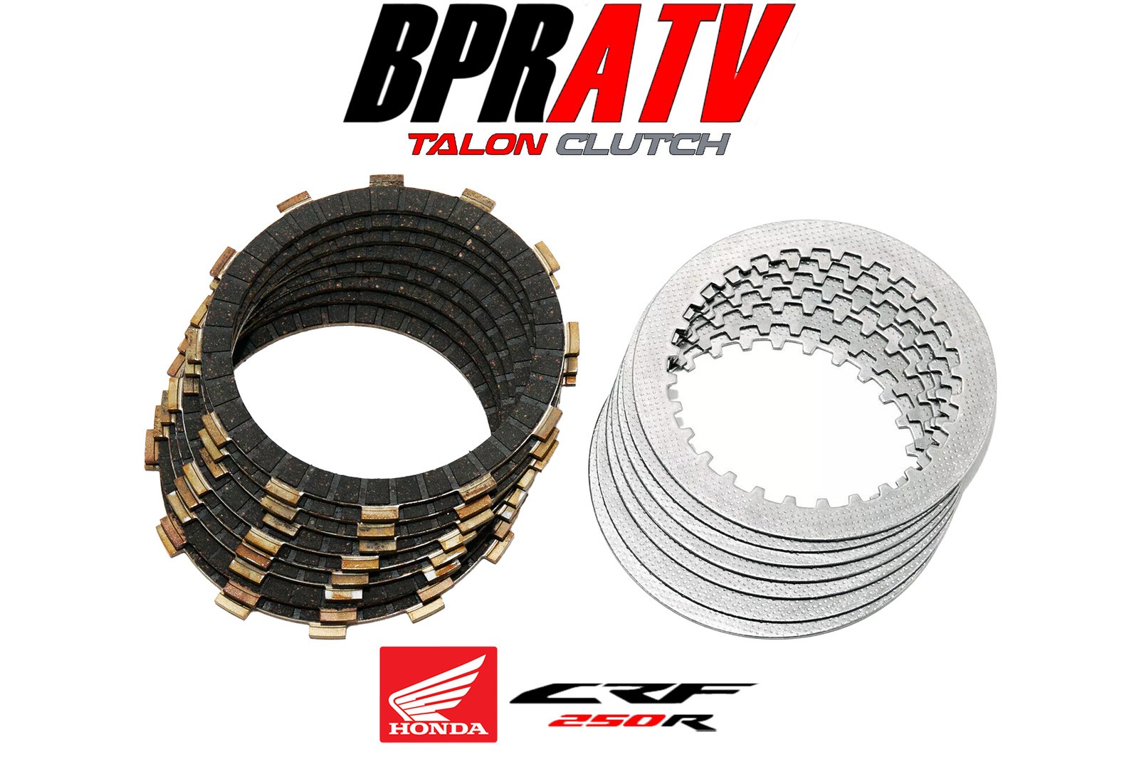 04-09 Honda CRF250R CRF 250R Heavy Duty Steel Plates Fibers & Springs Clutch Kit