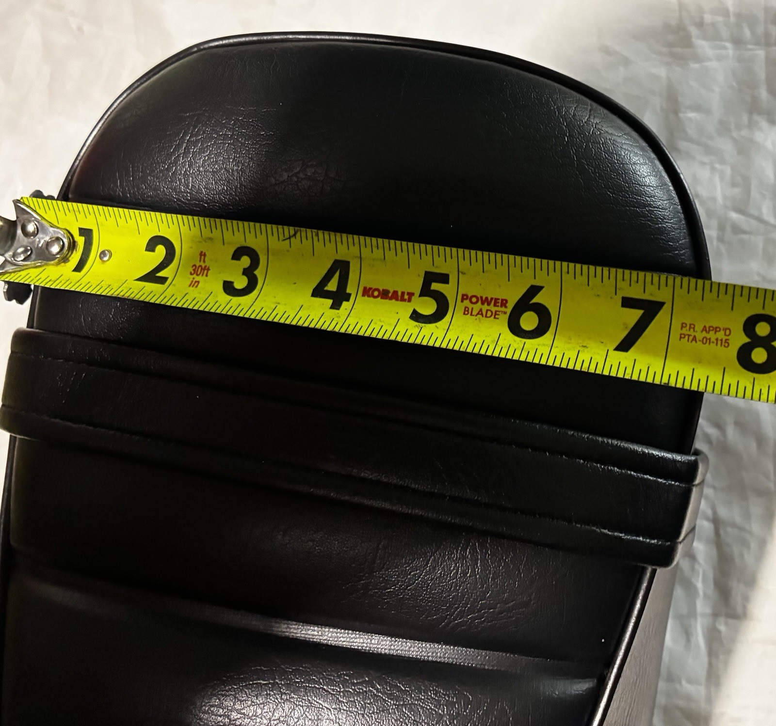 Rear Passenger Pillion Seat for Motorcycle (12”Lx7.5”W)