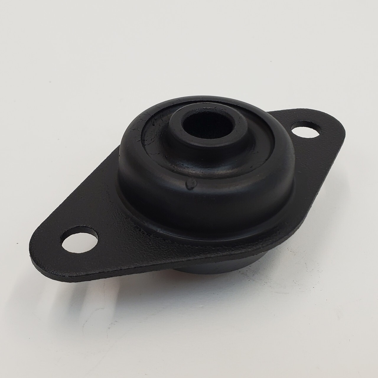 Black ISO Front Engine Motor Mount for 1980-2008 Rubber-Mounted Harley Touring