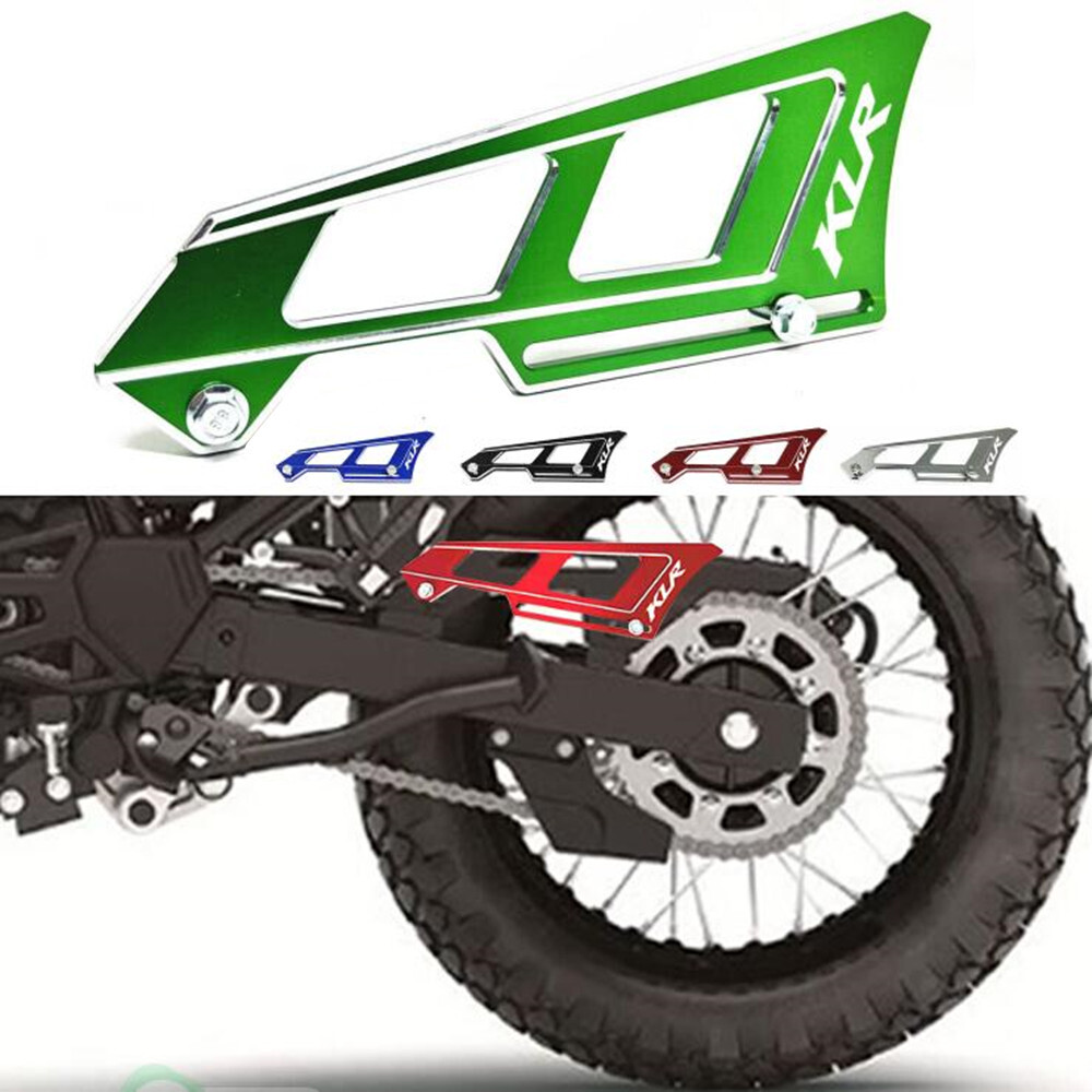 CNC Rear Chain Guard Cover Protector For KAWASAKI KLR650 2022-2025 KLR 650 ADV
