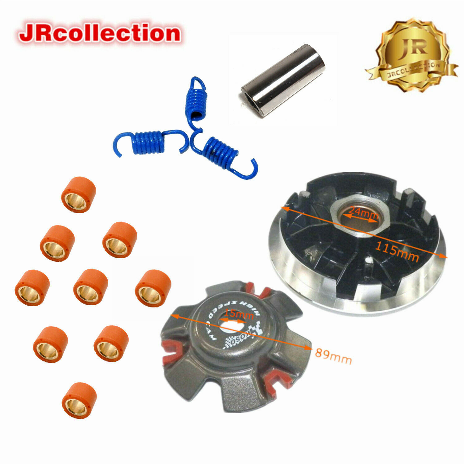 SCOOTER PERFORMANCE RACING FRONT CLUTCH VARIATOR GY6 125CC 150CC 157QMJ-NEW