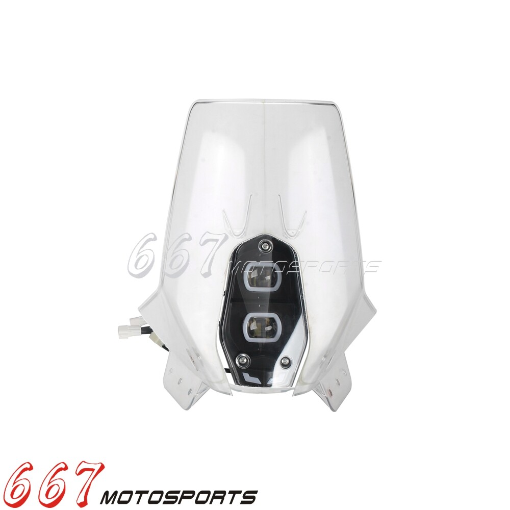 For KTM 690 Enduro R 790 890 Adventure R 450 Rally Replica Windshield Headlight