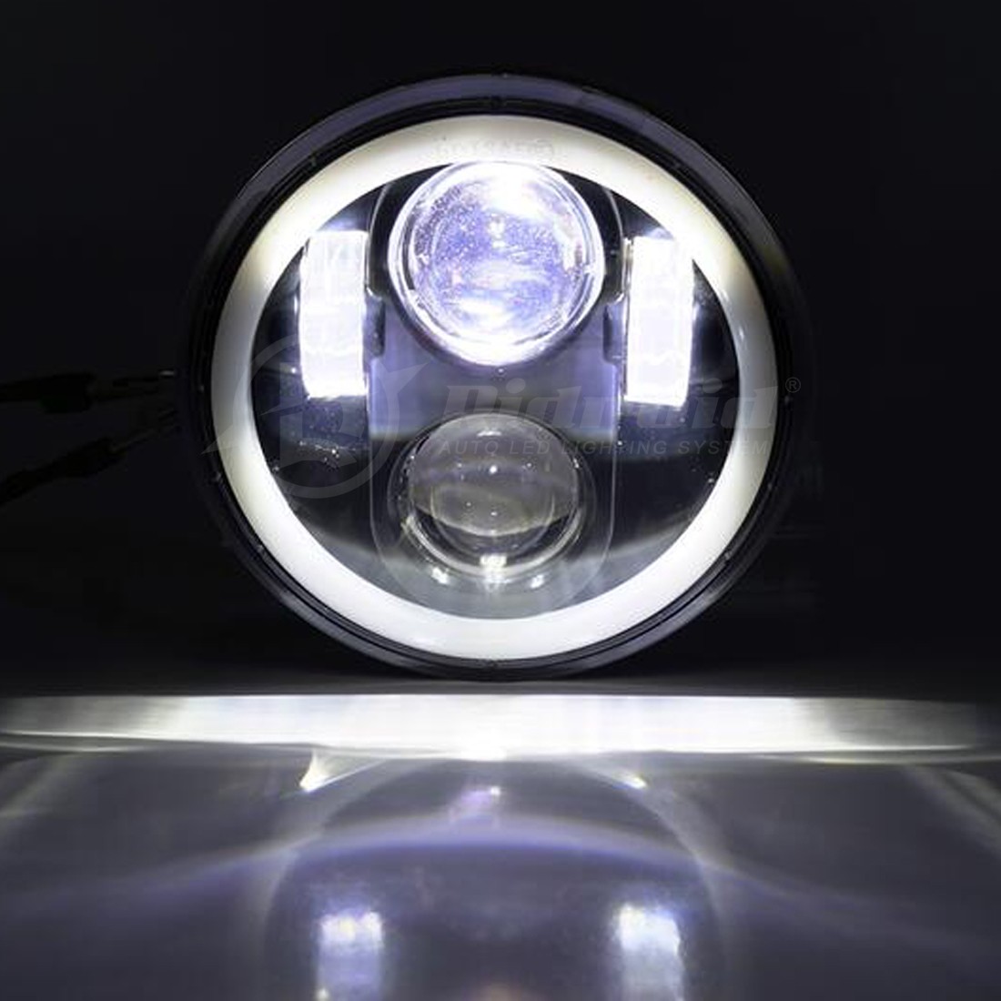 5.75″ LED Headlight Hi/Lo DRL White/Amber For Coleman ct200u-ex bt200x Mini Bike
