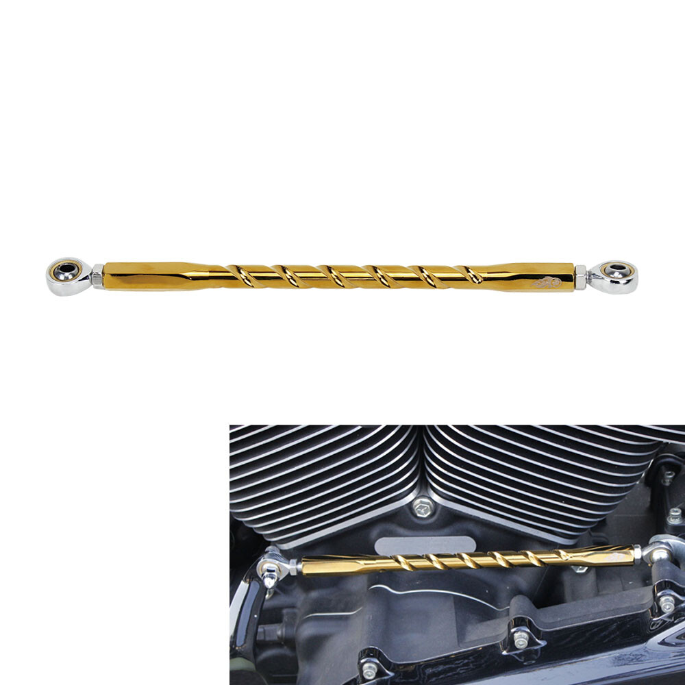 Gold Gear Shift Linkage Rod Link for Harley 1986-2024 Softail FL FX Touring FLH
