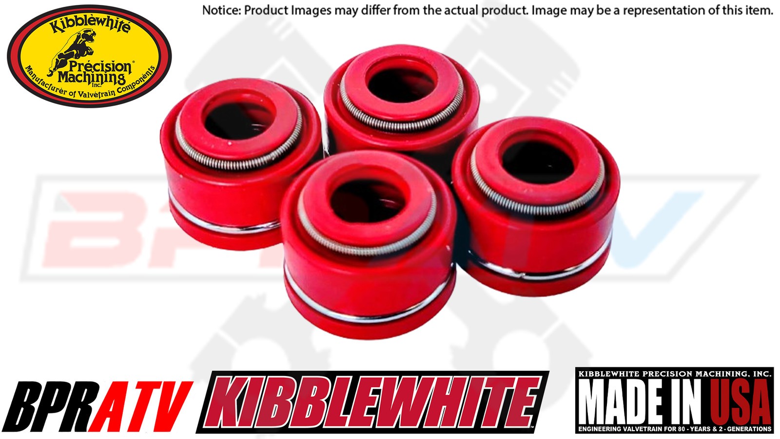 69-78 Honda CB750 CB 750 Kibblewhite Precision RED Viton Valve Seals Set of 8