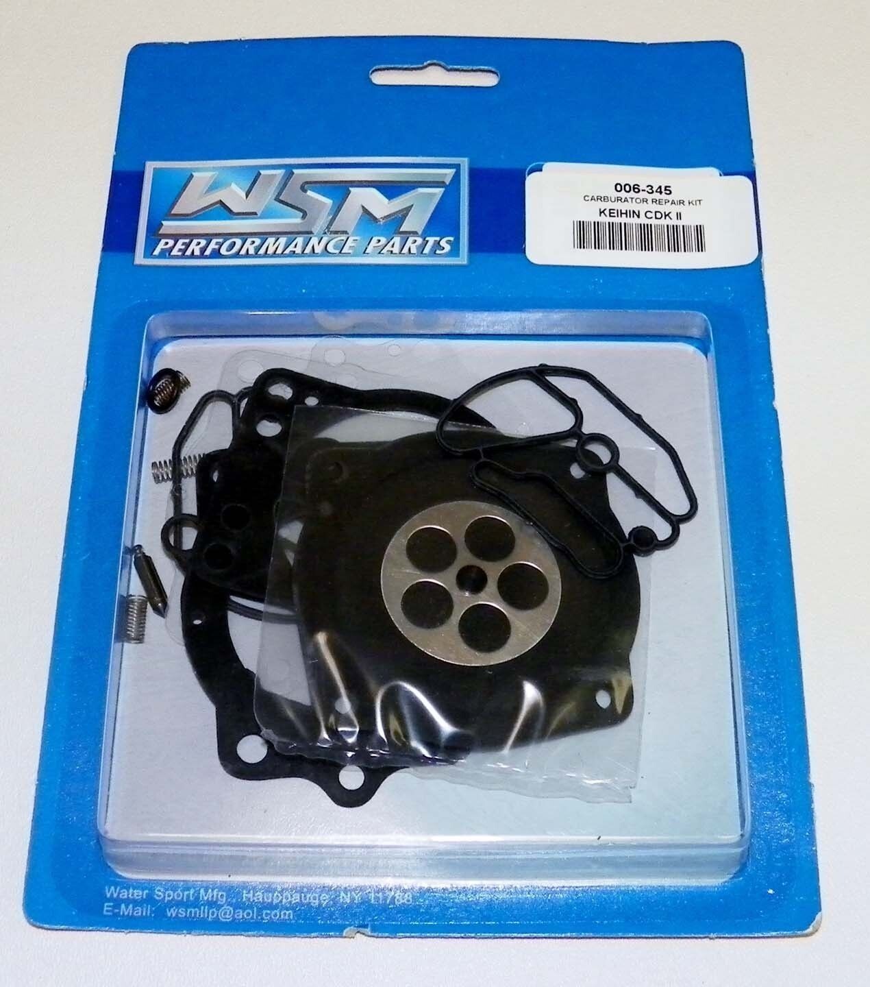 WSM Carburetor Carb Repair Kit PWC Keihin CDK II Kawasaki 550-1100 006-345