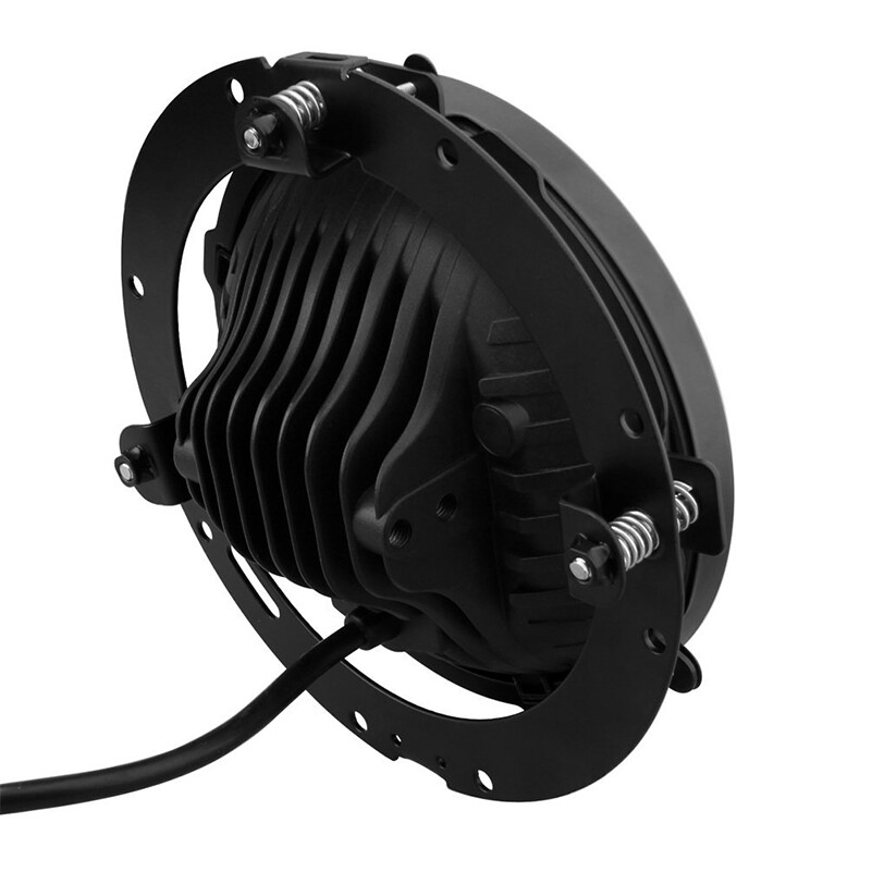 7″ inch LED Headlight DRL + Bracket Mounting Ring For Harley Street Glide FLHX
