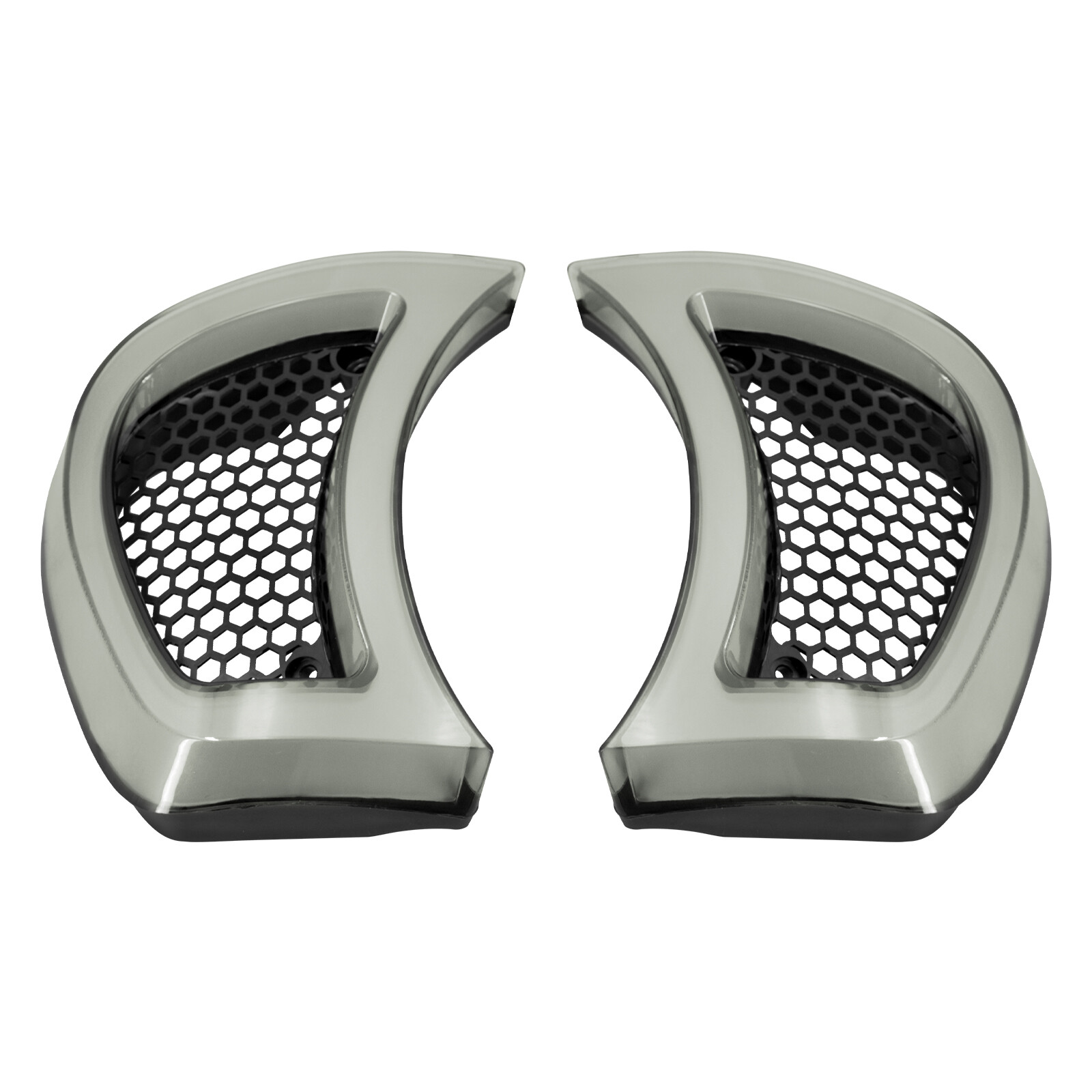 Headlight Vent Accent LED Turn Signal Light Clear Lens For Harley Road Glide 15+