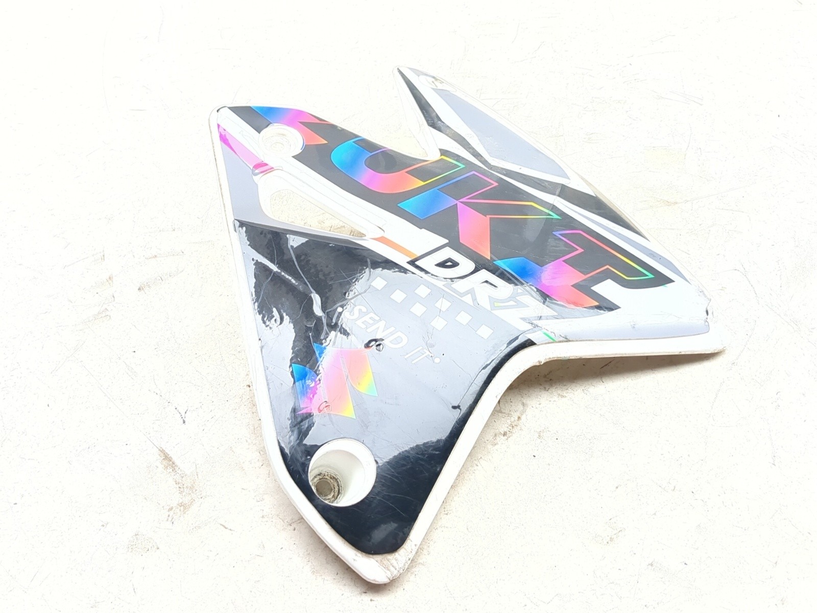 00-24 Suzuki DRZ400SM DRZ 400 Front Right Fender Radiator Shroud Cooler Cooling