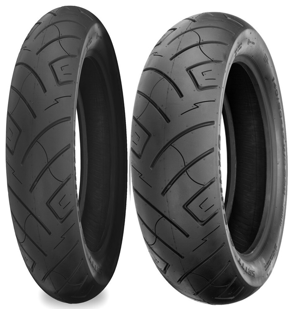 SHINKO 777 130/60-19 + 180/65-16 TIRE SET HARLEY ROAD GLIDE STREET 15-22
