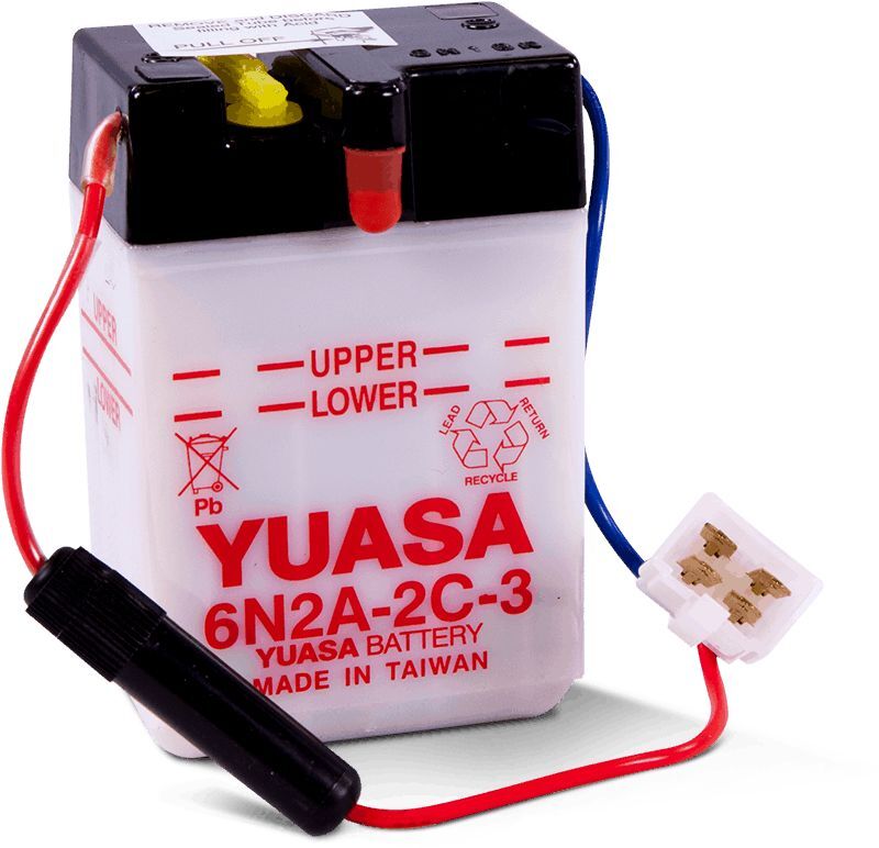 Yuasa Conventional 6N2A2C3 6 Volt Battery For Honda SL70 Motosport 70 1973