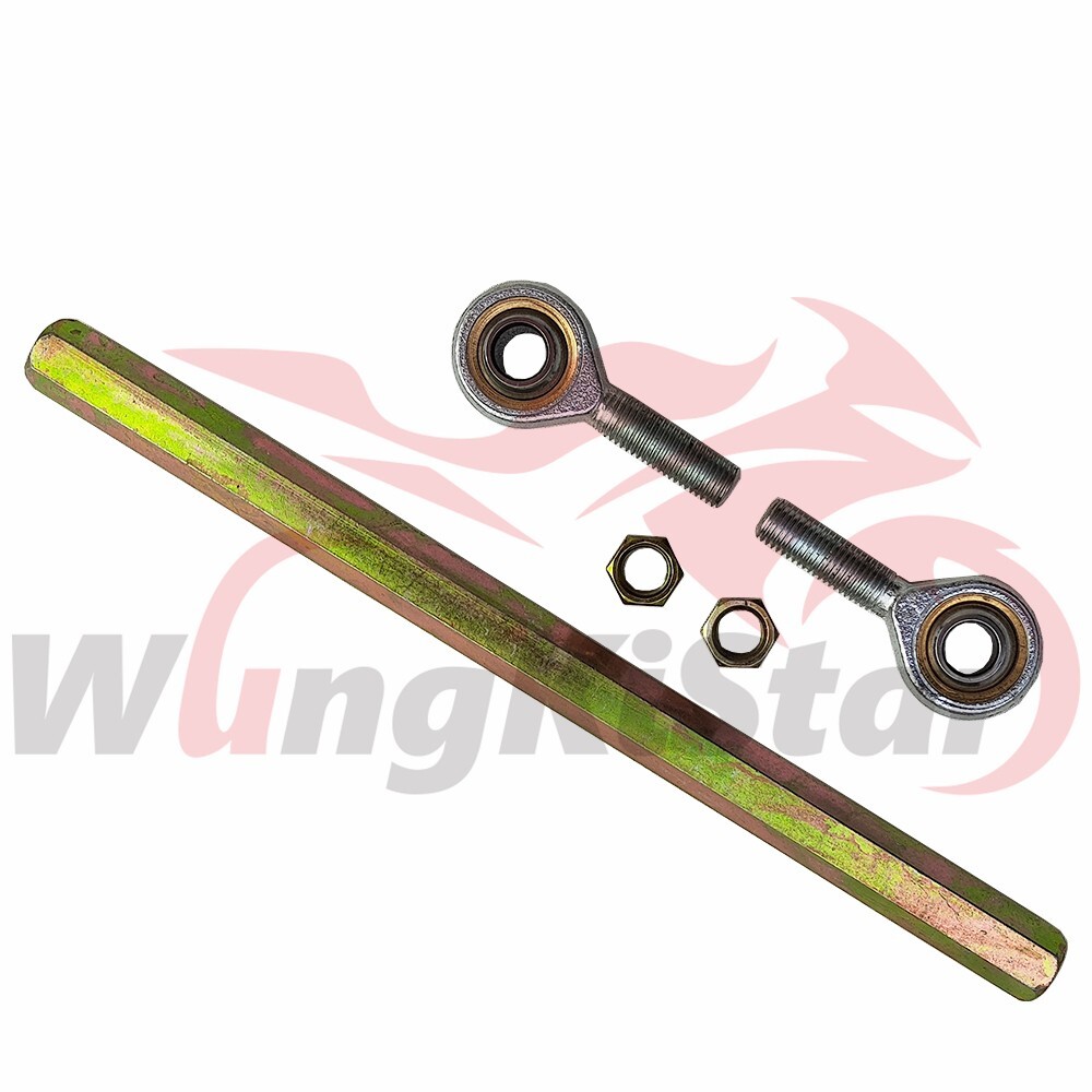 200mm/7.87″ Steering Linkag Inner Tie Bar Ball Joints M10 Left+Right Thread Kits