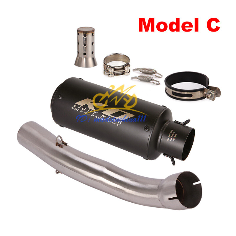 For Ducati Monster 821 1200 2019-2023 Exhaust Mid Connect Pipe Muffler DB Killer