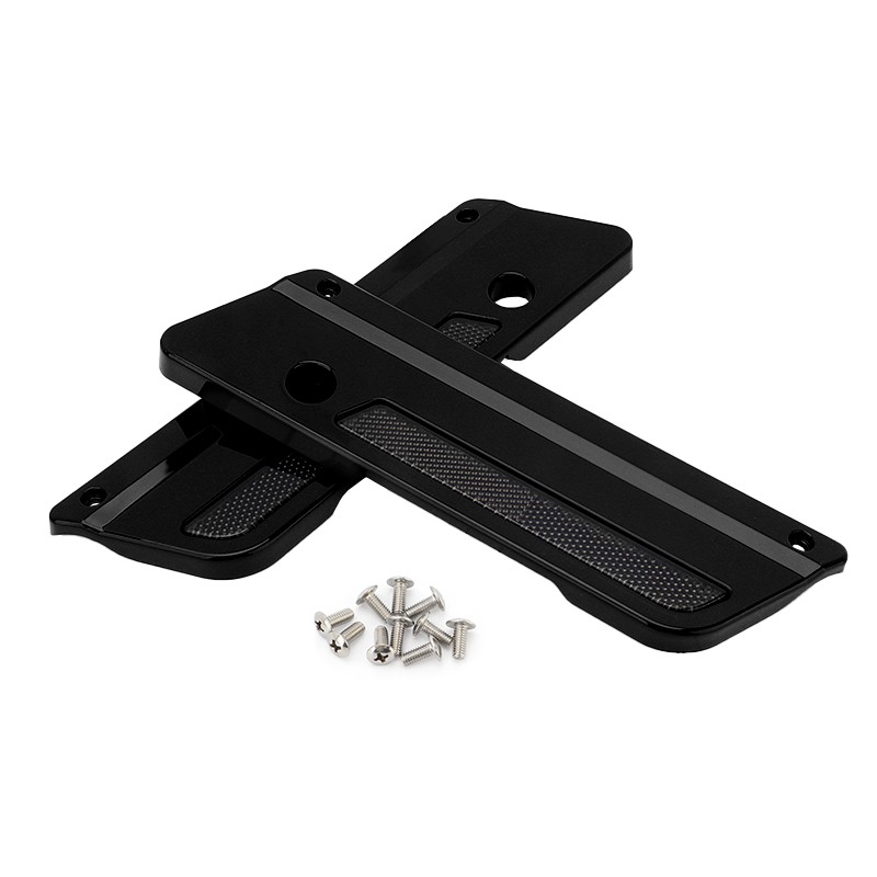 Saddlebag Hinge Latch Covers For Harley Road Street Electra Glide 1993-2013