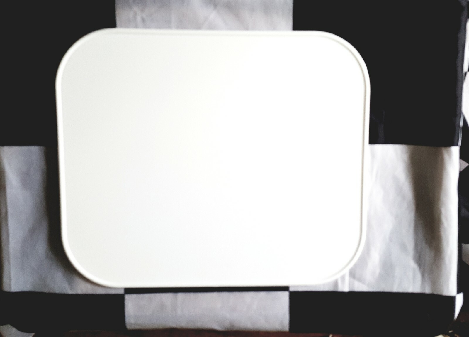 White 12″ X 10″ Rectangular Number Plate Vintage MX Road Race AMA AHRMA Racing
