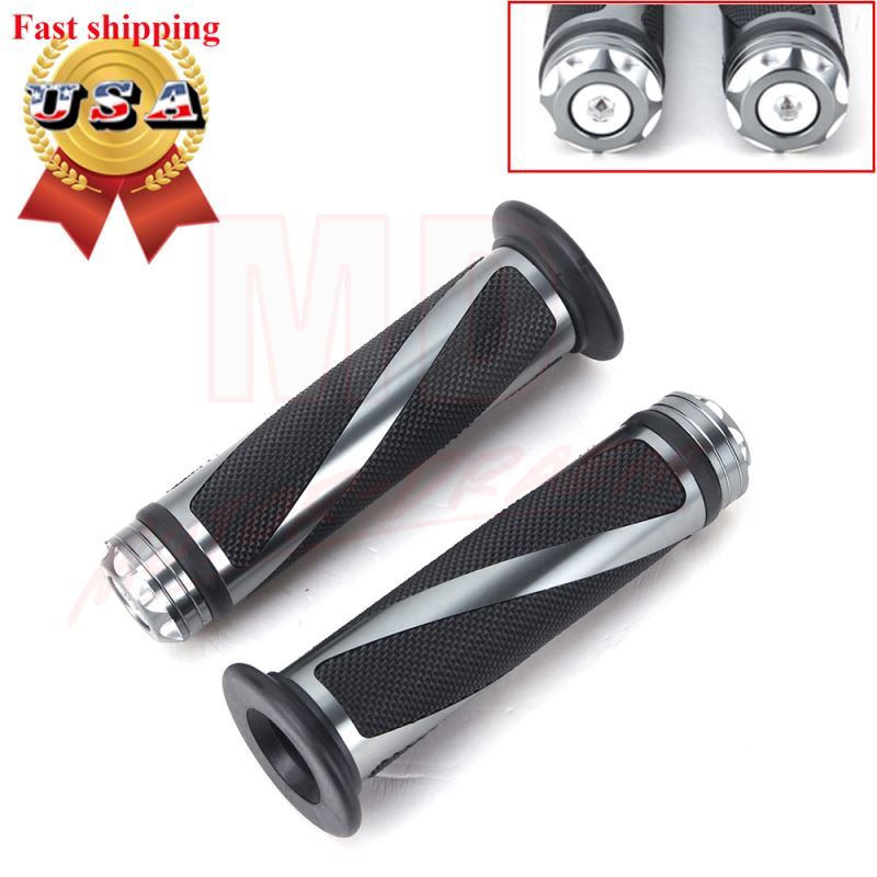 Motorcycle 7/8″ Hand Grips Handle Bar Gel For Honda Suzuki Yamaha Kawasaki Honda