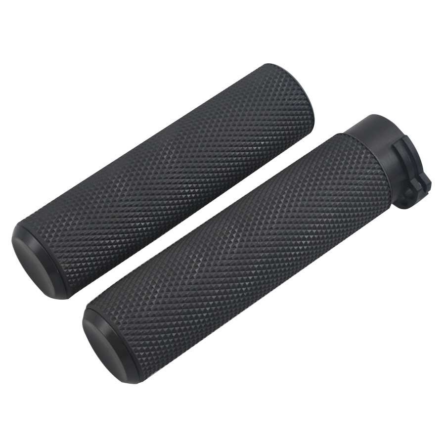 1″ Black Motorcycle Handlebar Hand Grips Fit for Harley Dyna Sportster XL1200