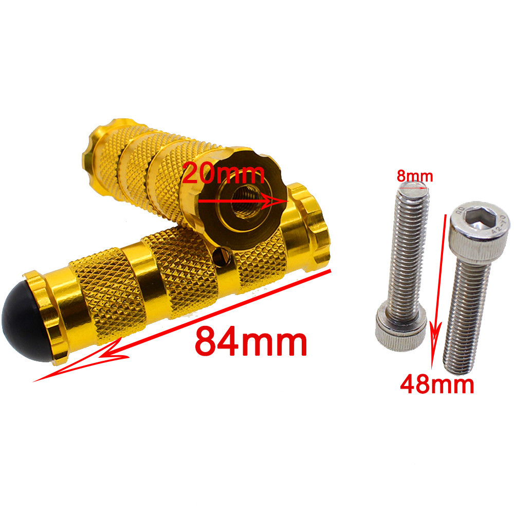 CNC Aluminum Foldable Motorcycle Foot Peg Footrests Footpeg Foot Pegs Pedal Pair
