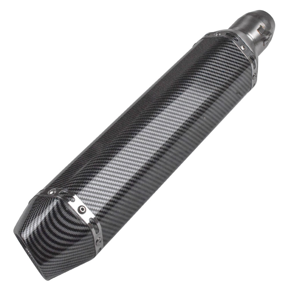 Universal Motorcycle ATV Bolt-on Exhaust Muffler Pipe Silencer 38-51mm