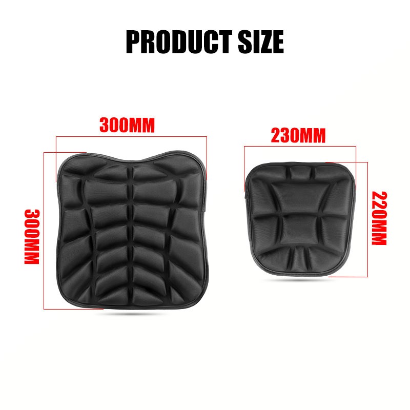 Motorbike Comfort Seat Cushion Pad Pillow Pressure Relief Cover Accessories New