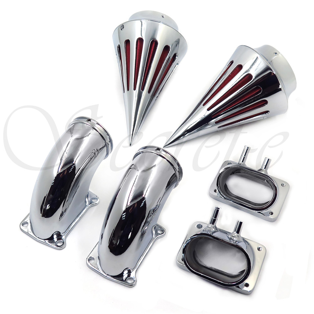 Cone Spike Air Cleaner Kit Intake Filter For Suzuki Boulevard M109 (All Year)Chr