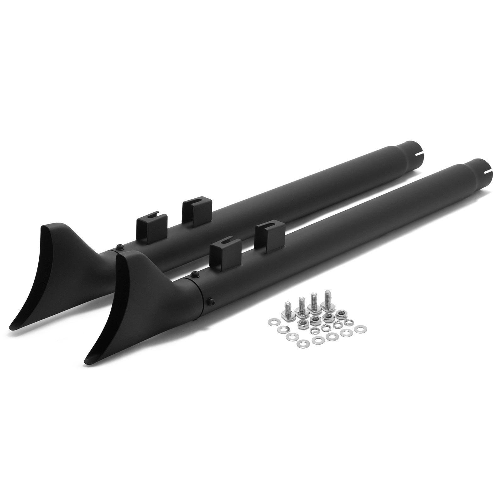 33IN. Fishtail Slipons Muffler Exhaust Pipes Touring 1995-2016 Street Glide 2004
