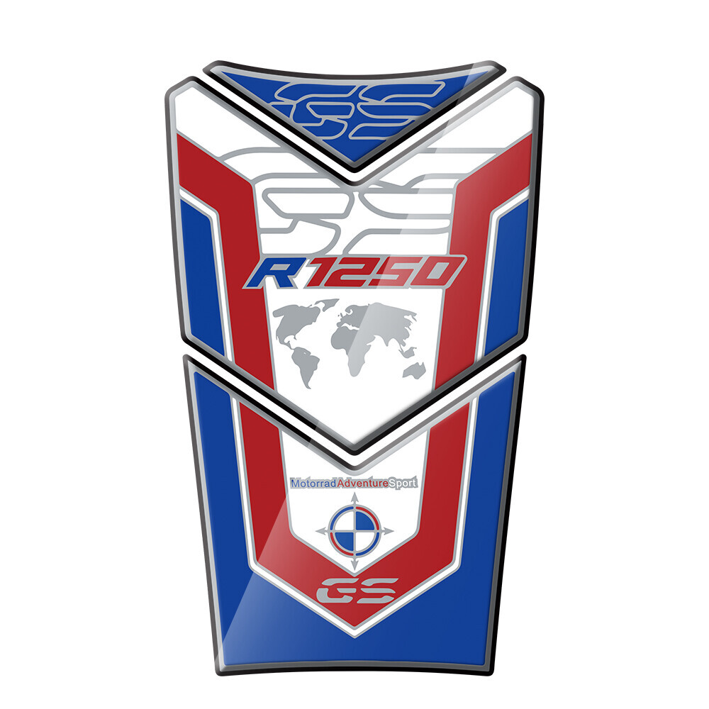 3D Gel Fuel Tank Decal Sticker For BMW 2019-2023 R1250GS Adventure 40 Years GS