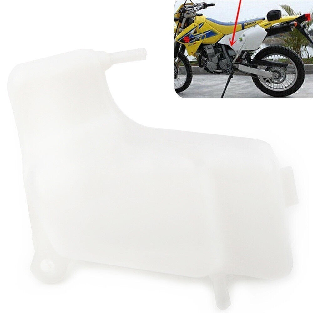 1 Pcs White Reservoir Coolant Tank For DRZ400SM 2005-2017 DRZ400S 2000-17 DRZ400