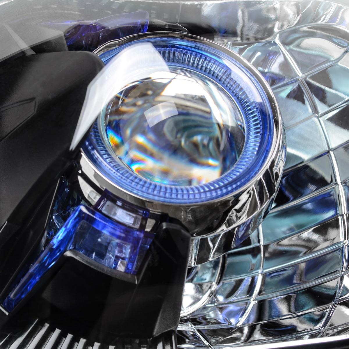 For Honda Grom MSX125 TDM Projector Headlight unit Head light with Blue Ring msx