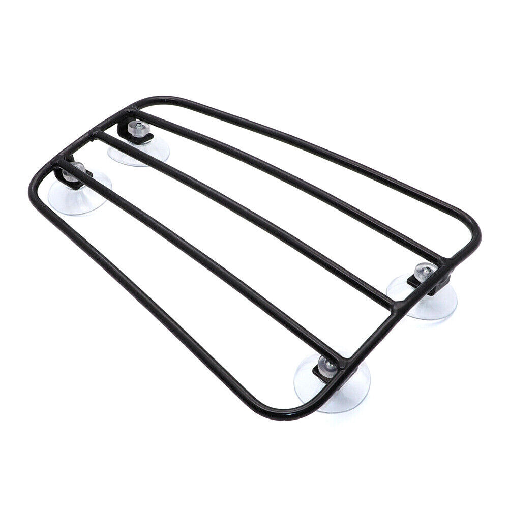 Motorcycle 4 Suction Cup Fuel Gas Tank Sucker Parcel Rack Fit For Harley Triumph