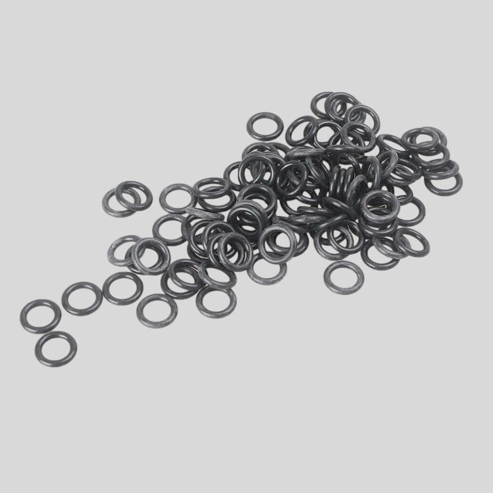 100pcs Black Rubber Oil Drain Plug O-ring Gasket For Harley Dyna Electra Glide