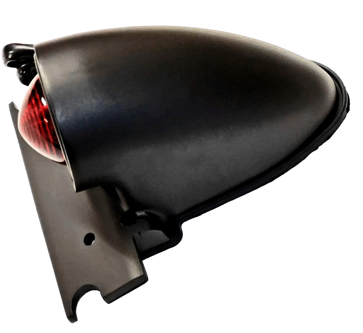 Black Powder Coated Tail Light Lamp Fits For Harley Chopper Sparto Style