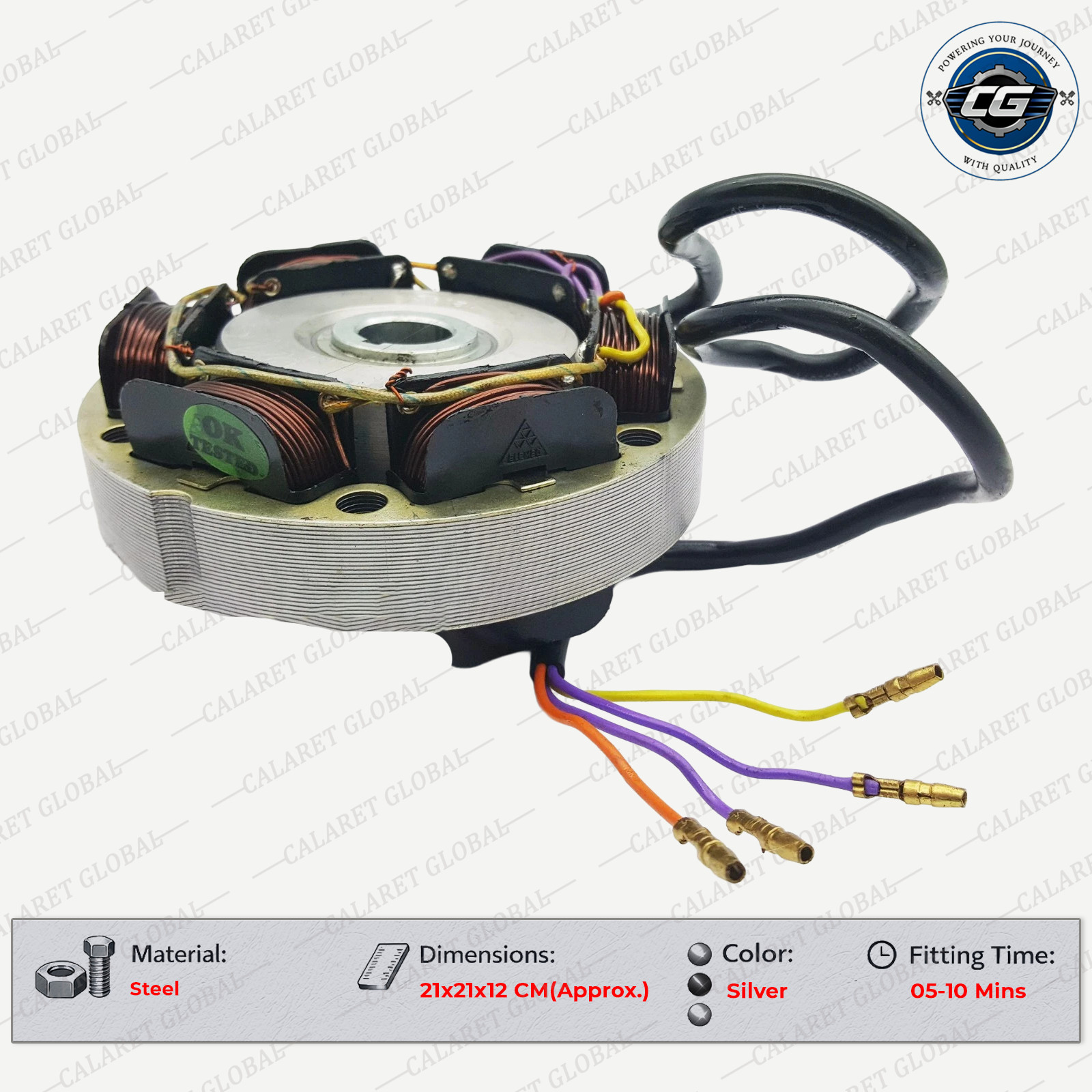 Genuine Ac Dc Alternator Assy for Royal Enfield Bullet 500 Uce 170413/E
