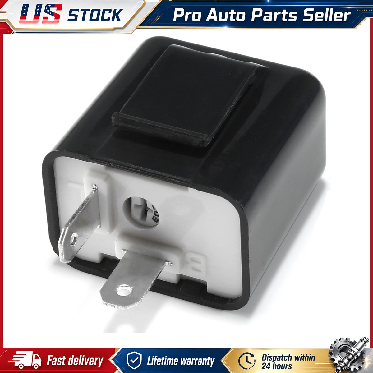 LED Flasher Relay fit for Honda Grom 125 Direct Fit 12V GEARZAAR New Adjustable