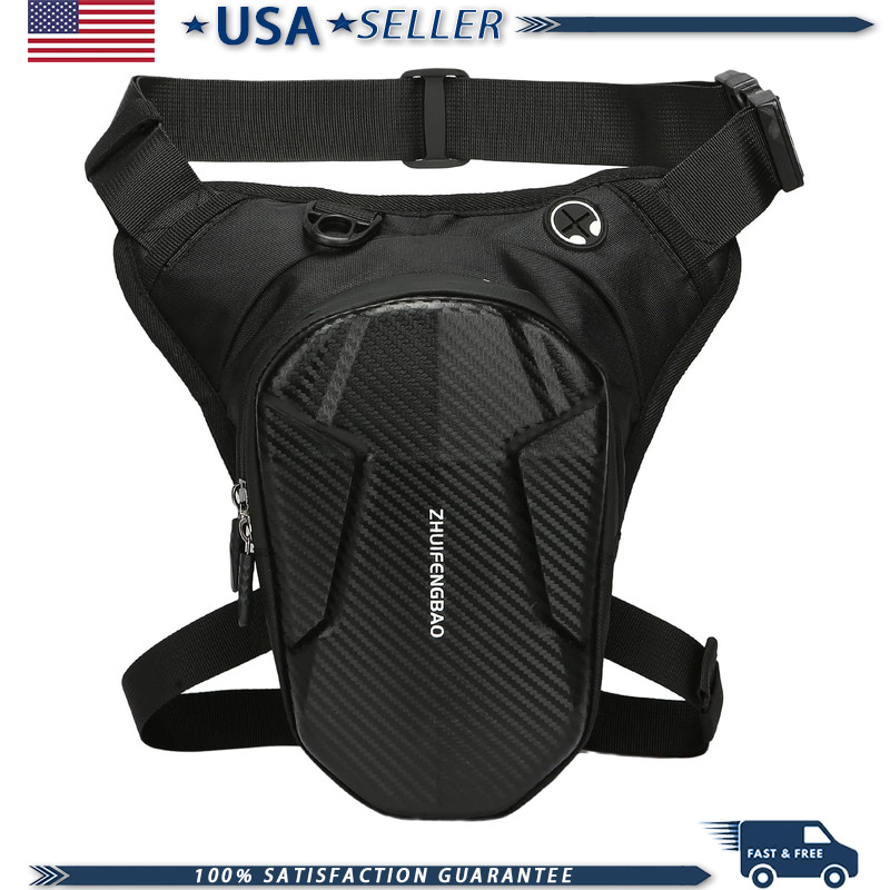 Motorcycle Leg Bag Removable Straps, Waterproof Thigh Pouch Men Women, Travel Hi