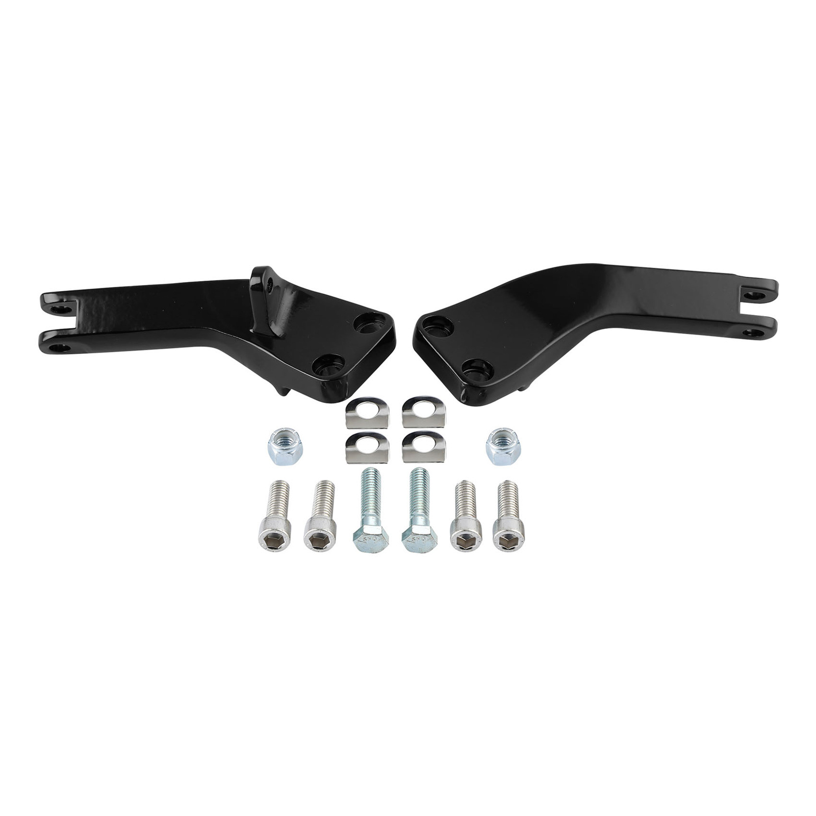 Left Right Passenger Peg Footpeg Mount Brackets Fit For Harley Dyna 2006-2017