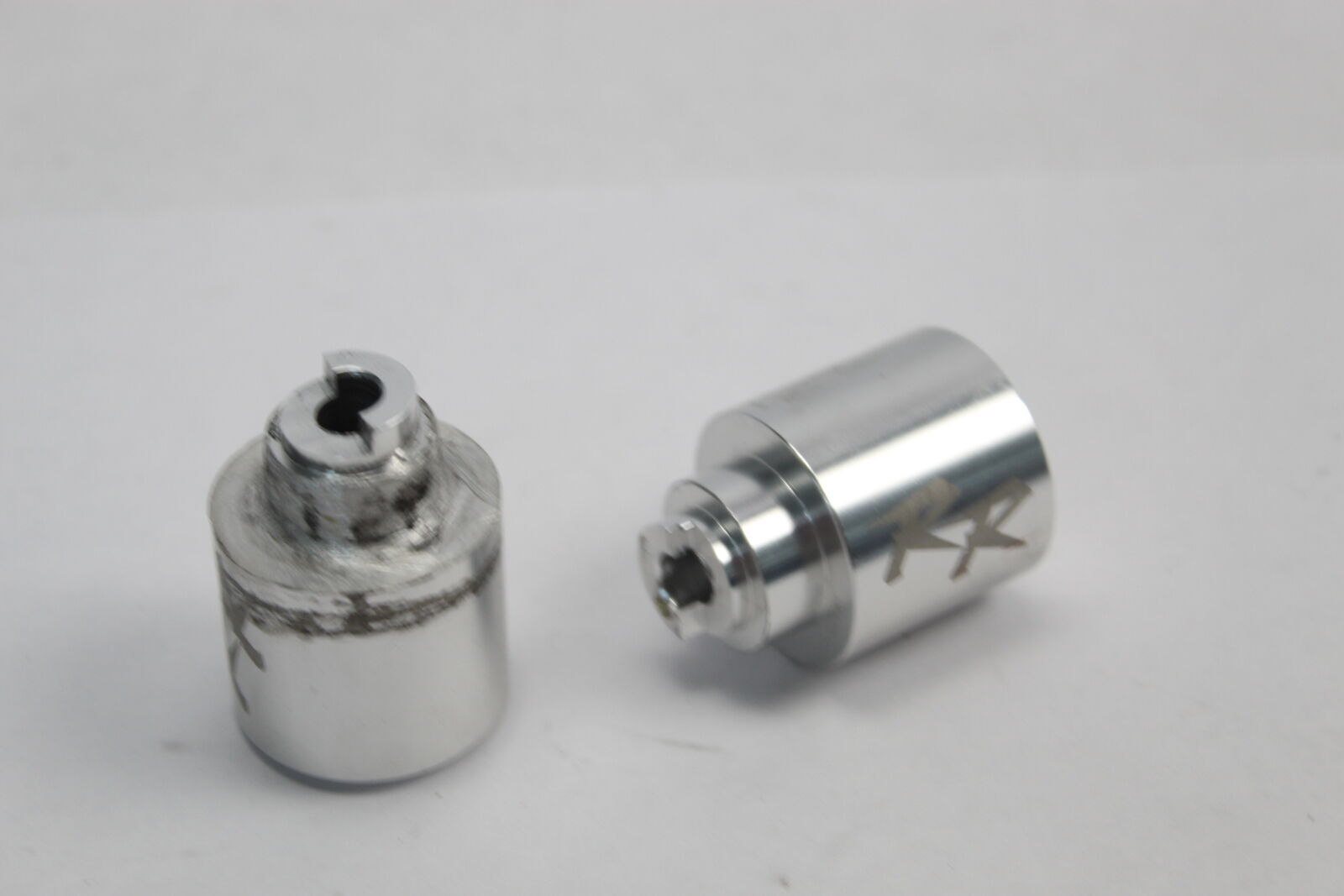 Aftermarket Krator Engraved Chrome Handlebar Endcap Weights – 1996 Honda Cbr 900