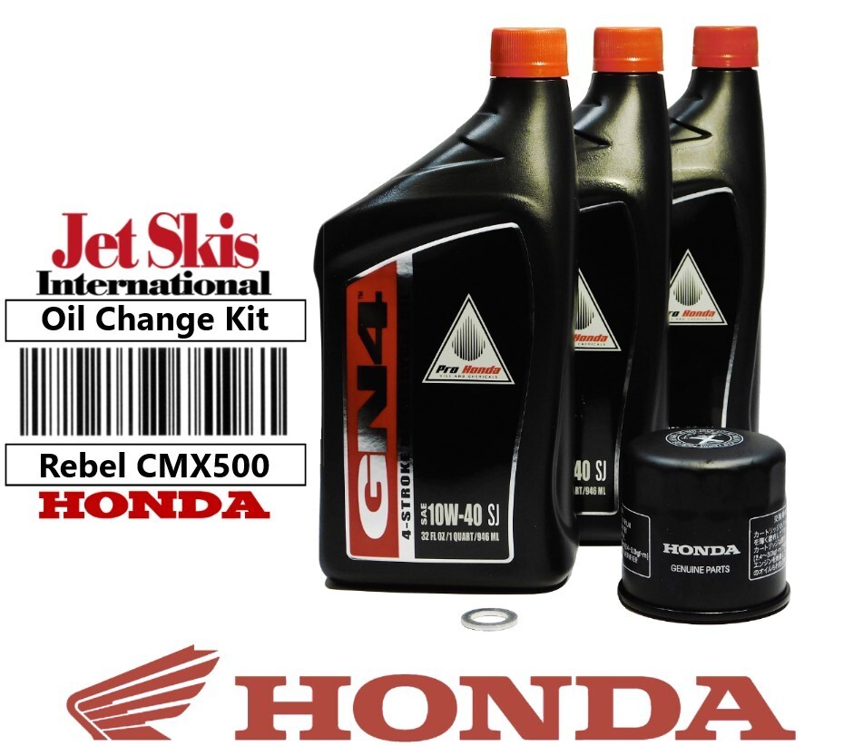 For Honda CMX 500 Rebel 500 CMX500 ABS OEM Oil Change Kit Oil Filter & Washer