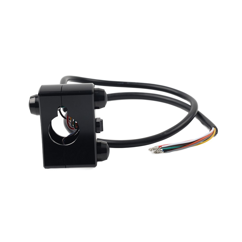 1″ Handlebar Control Switch Horn Turn Signal Light Black Fit For Harley Bobber