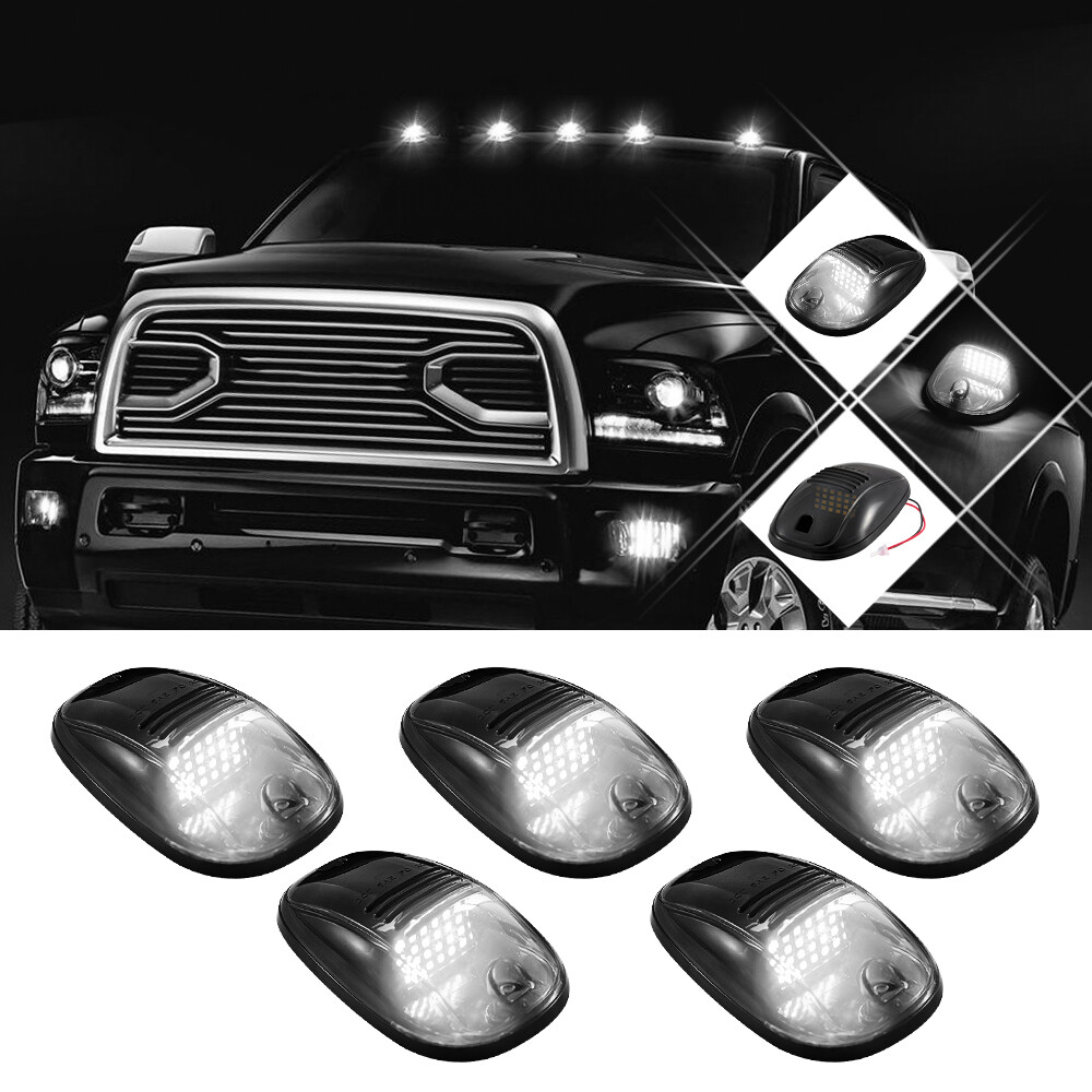5PCS LED Roof Marker Light For Dodge for Ram 1500 2500 3500 4500 5500 2003-2018
