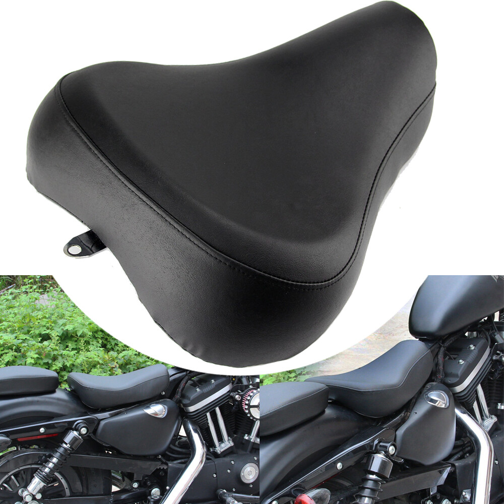 Front Driver Rider Solo Cushion Seat For Harley Sportster XL 883 1200 1983-2003