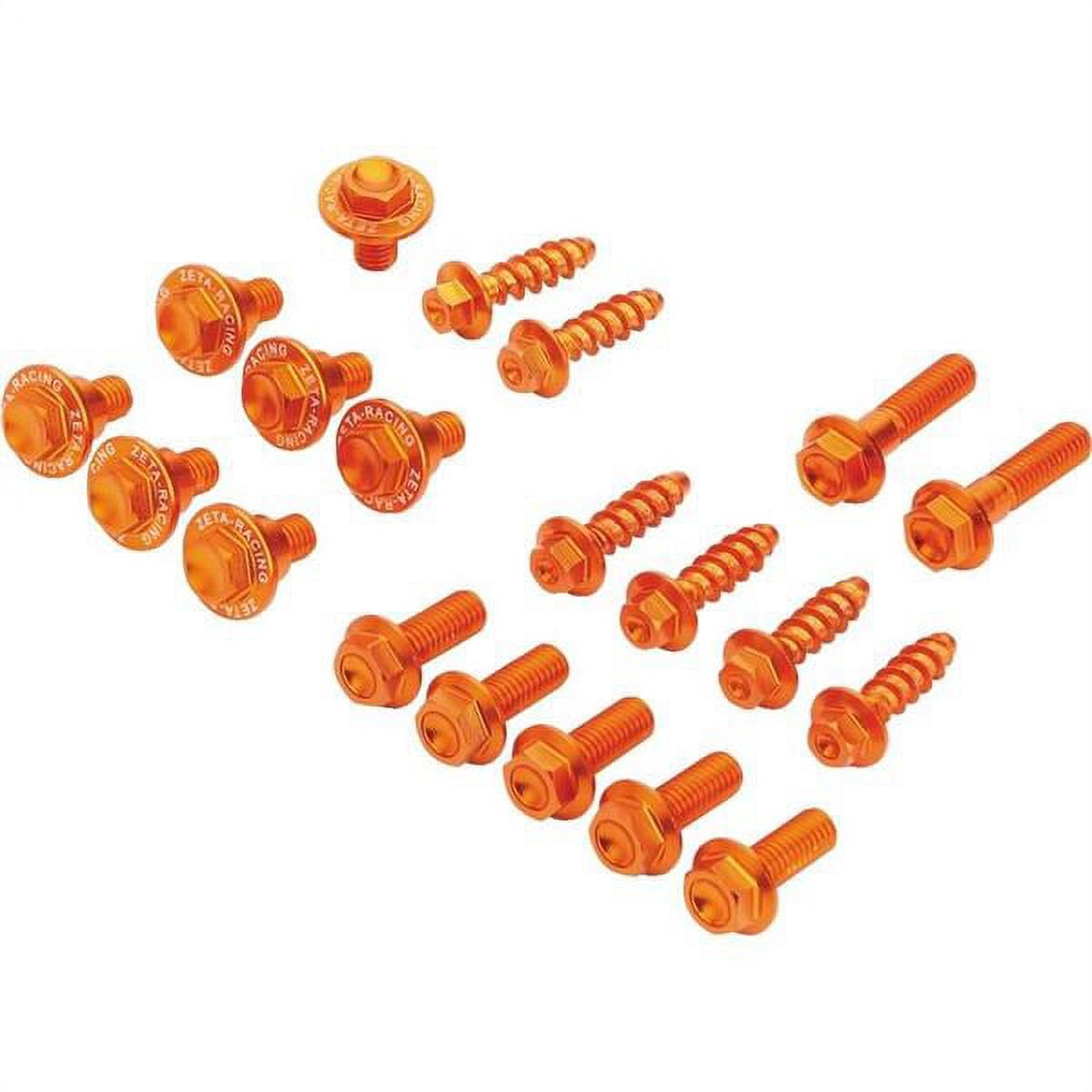 ZETA Aluminum Bolt Kit – Orange ZE88-5843
