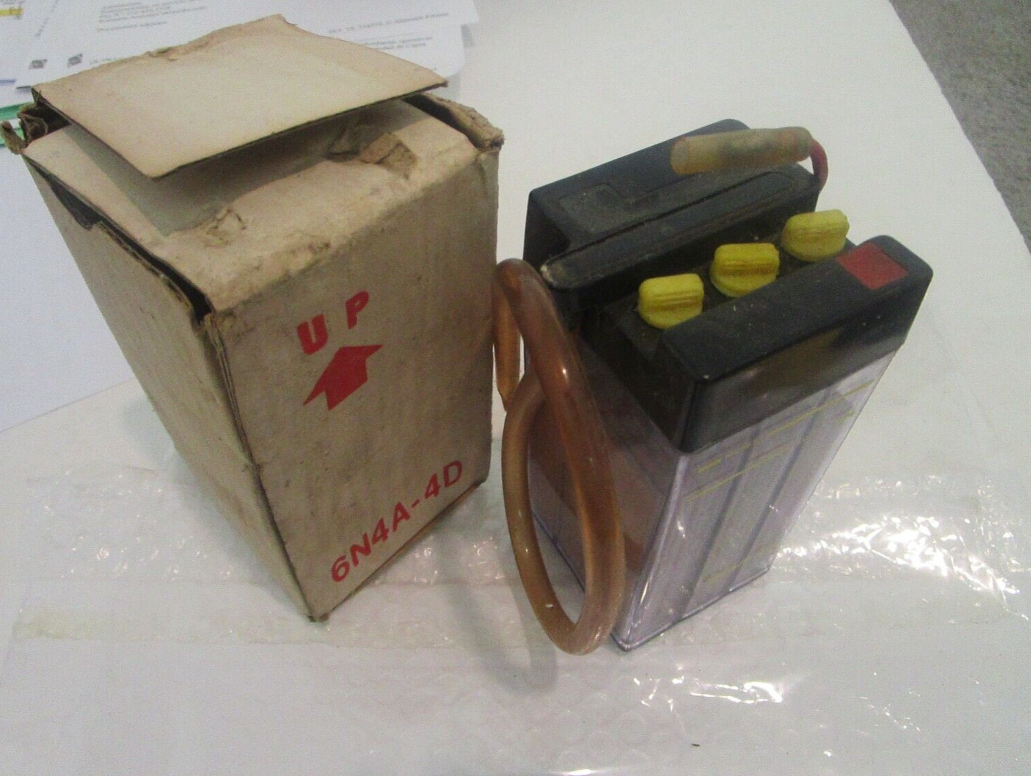 NOS Yamaha 1972-82 LT2 LT3 RD60 RS100 FT125 200 BATTERY 6V Lazer 6N4A-4D