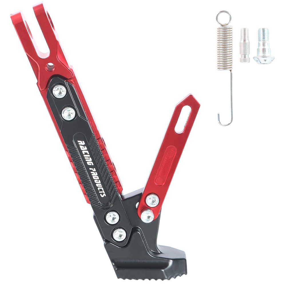 Motorcycle CNC Aluminum Alloy Kickstand Foot Side Support Kick Stand Adjustable