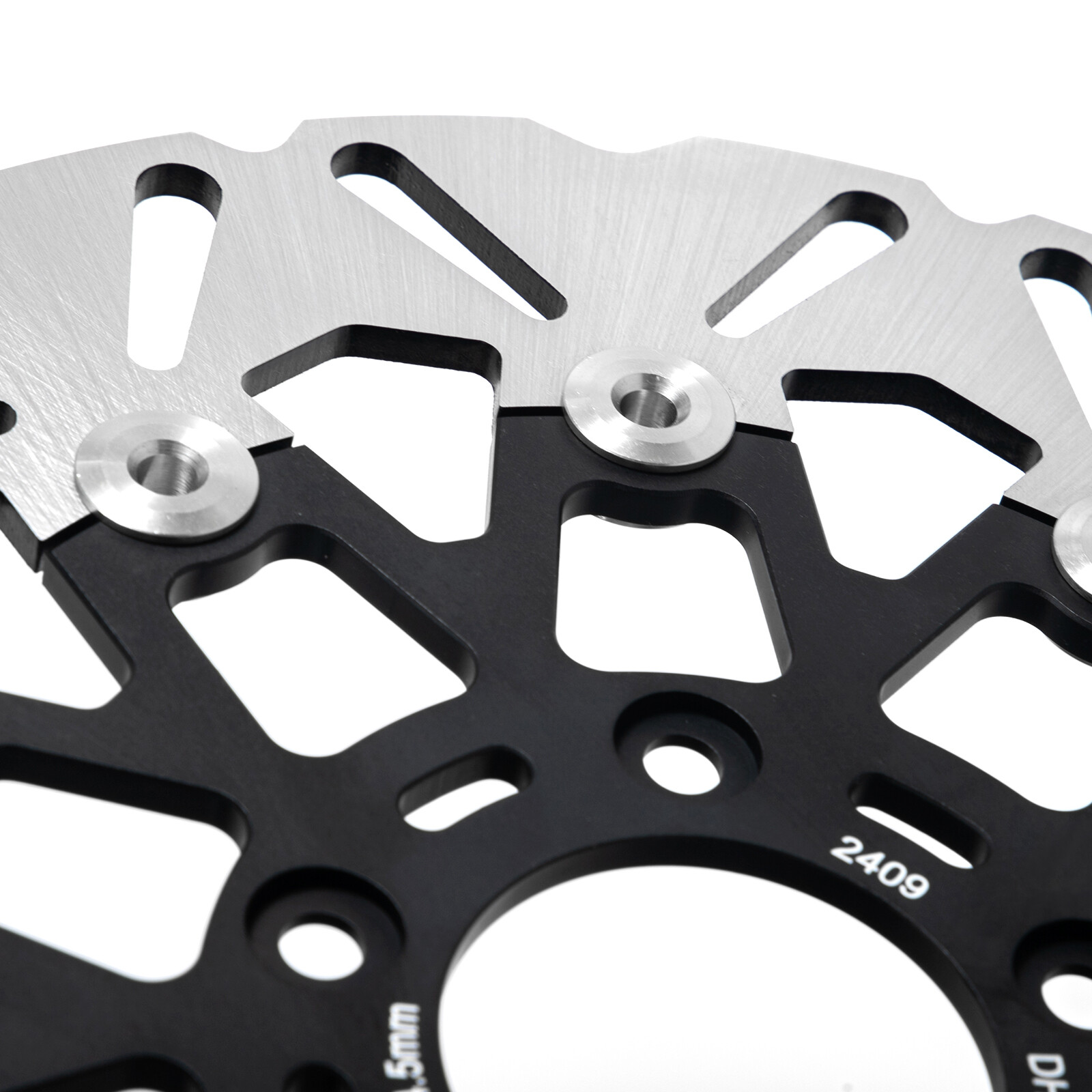 2Pcs Floating 11.5″ Front Brake Rotors For Harley Dyna Sportster Softail Touring