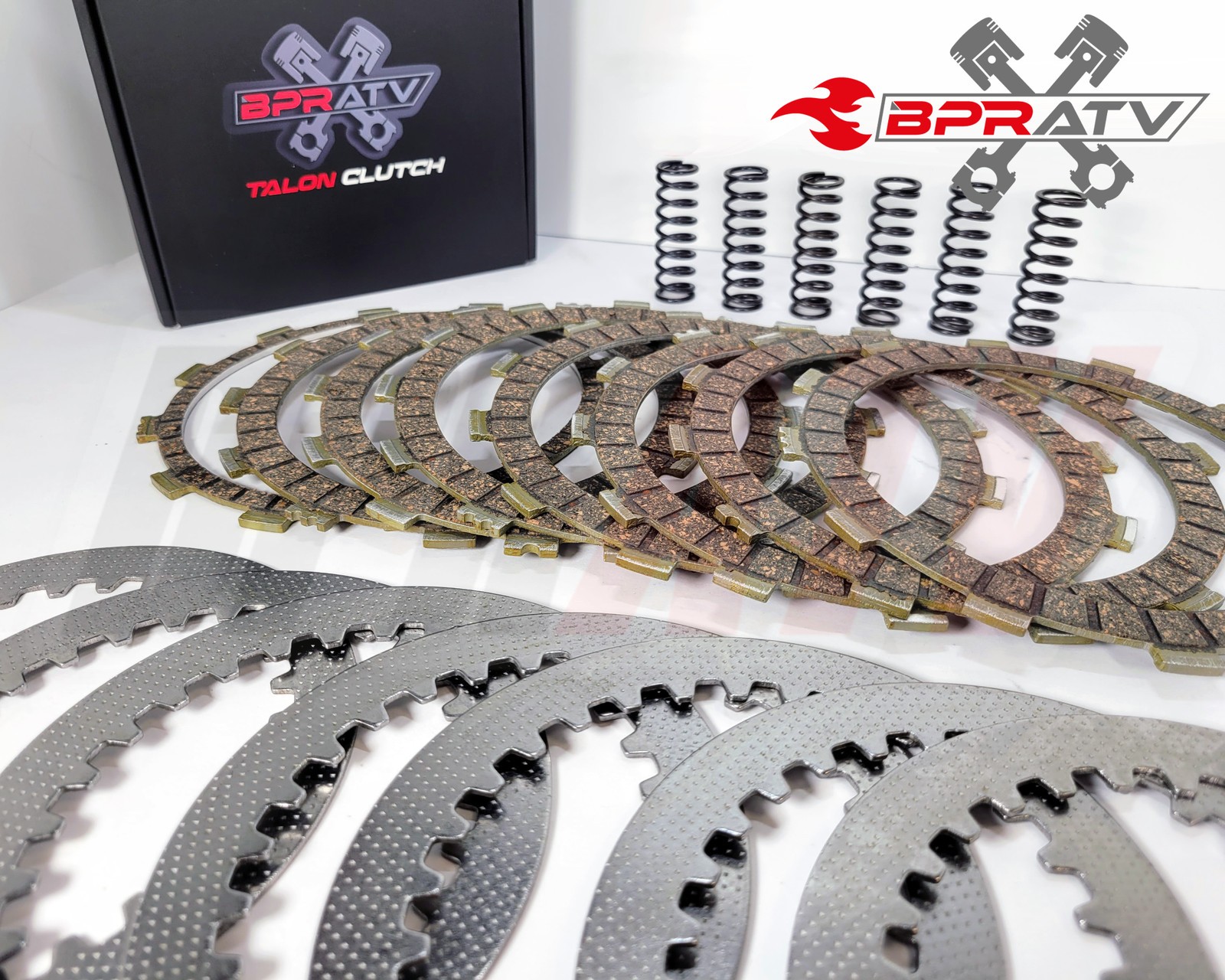 BPRATV Honda CRF450R CRF 450R Heavy Duty Steel Plates Fibers Springs Clutch Kit