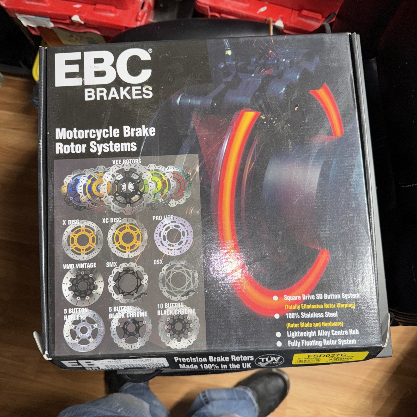 EBC Brake Rotor – Polished Carrier FSD027C for Superior Performance