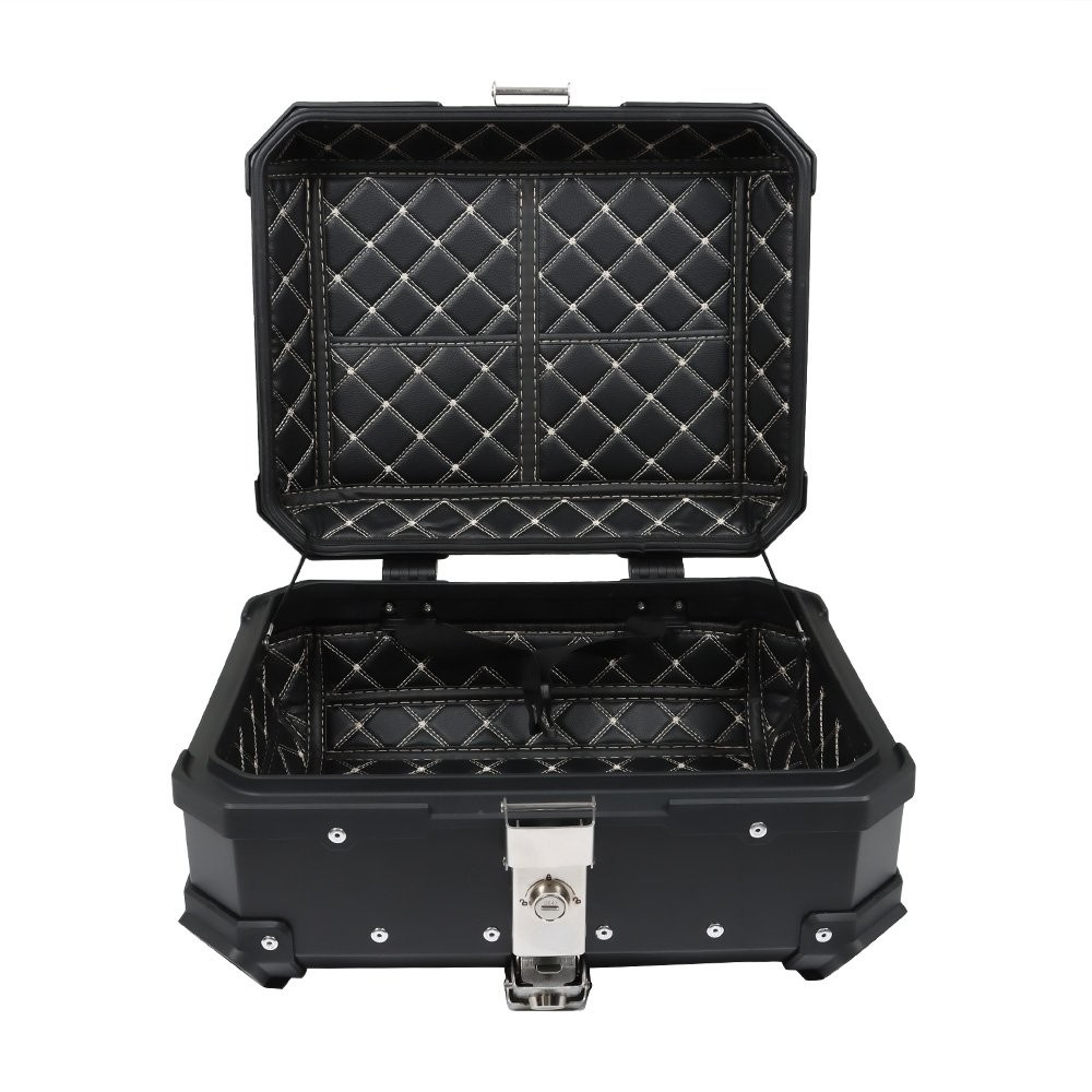 New Motorcycle Luggage Waterproof Tail Box Top Case Scooter Trunk Storage 22L