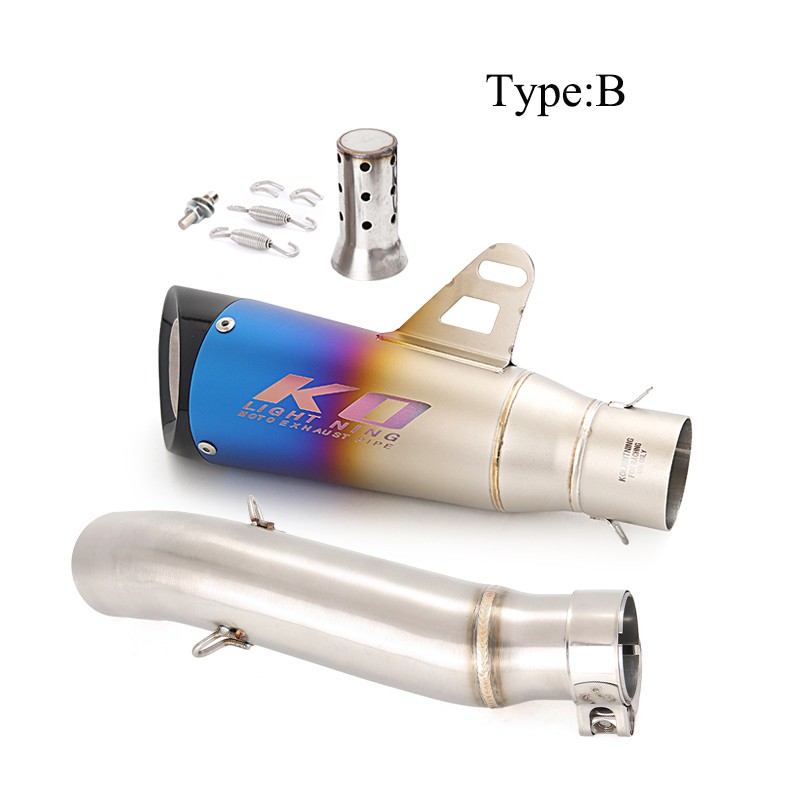 Slip On For Honda CB300R CB250R 2018-2025 CBR300R Exhaust Mid Link Pipe Muffler